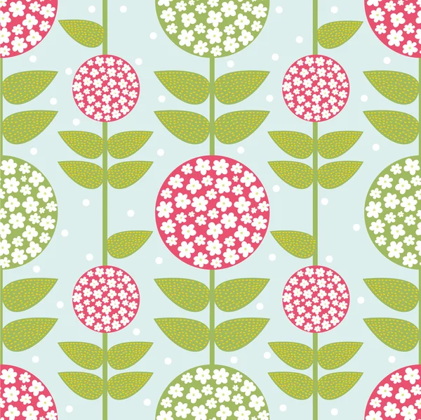 Ornate seamless pattern with the leaves. — Stock Vector