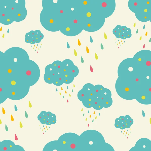 Happy clouds. — Stock Illustration Happy clouds. Stock Vector