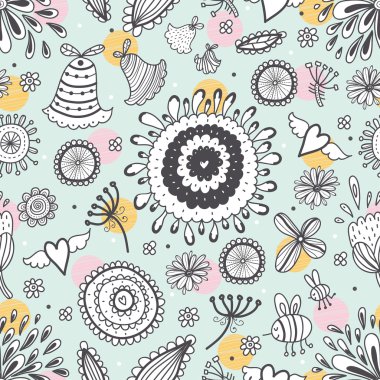 Dikişsiz çiçek arka plan