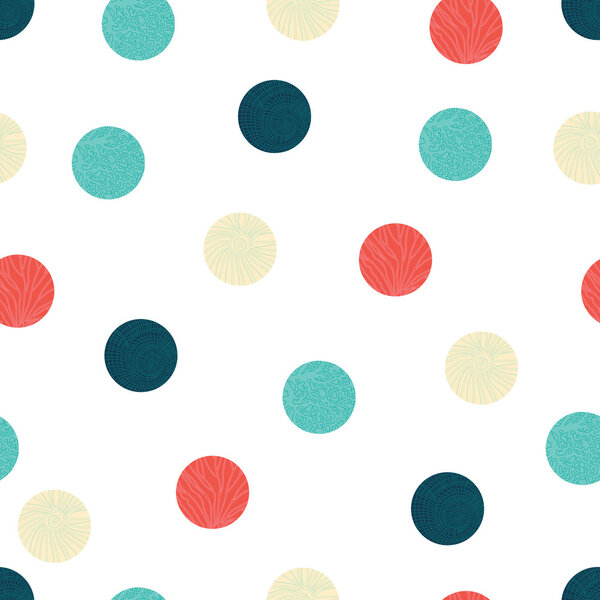 Cute sea polka dot