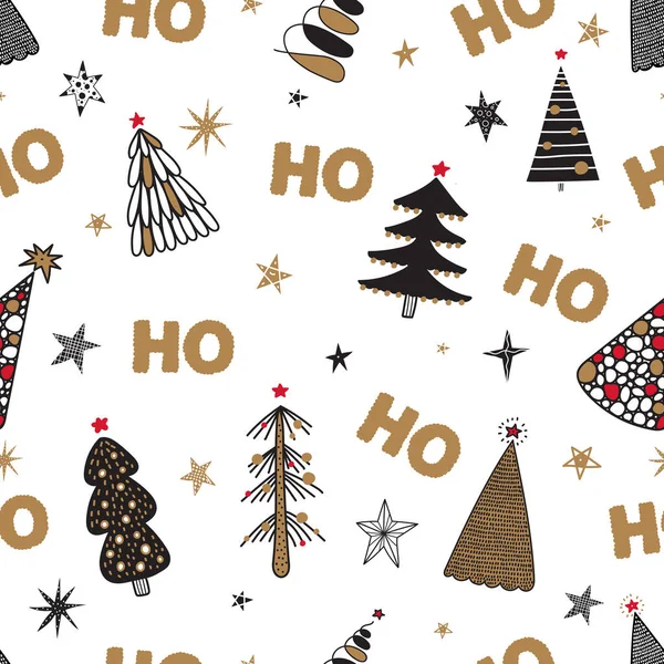 Χριστουγεννιάτικη Κάρτα Αστέρια Και Νιφάδες Χιονιού — Διανυσματικό Αρχείο