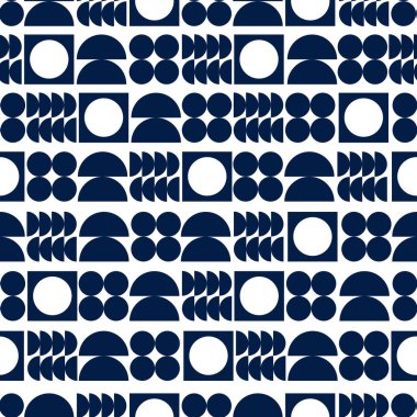 Çemberli kusursuz soyut desen