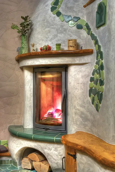 Fireplace — Stock Photo, Image