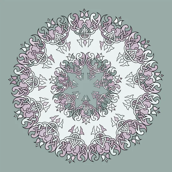 Mandala de encaje . — Archivo Imágenes Vectoriales