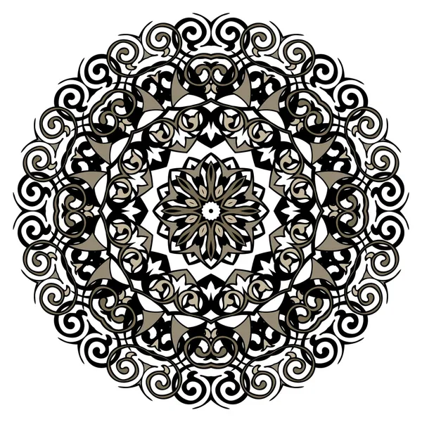 Mandala de encaje . — Archivo Imágenes Vectoriales