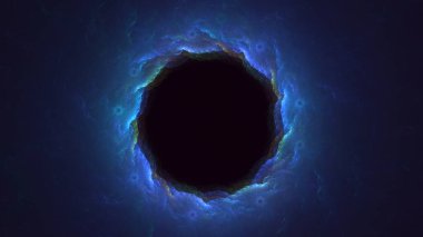 3B soyut yuvarlak ışık arkaplanı oluşturma