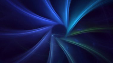 3D görüntüleme soyut mavi teknoloji fraktal arkaplan