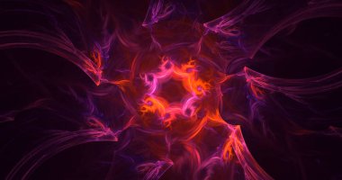 3B soyut yuvarlak ışık arkaplanı oluşturma