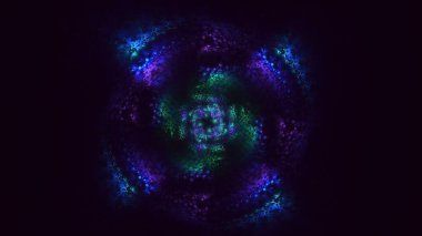 3B soyut yuvarlak ışık arkaplanı oluşturma