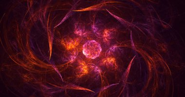 3B soyut yuvarlak ışık arkaplanı oluşturma