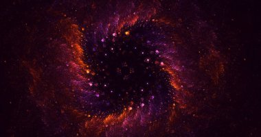 3B soyut yuvarlak ışık arkaplanı oluşturma