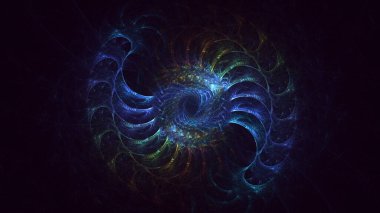 3B soyut yuvarlak ışık arkaplanı oluşturma