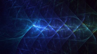 Soyut çok renkli fraktal ışık arkaplanı 3B görüntüleme