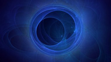 3B soyut yuvarlak ışık arkaplanı oluşturma