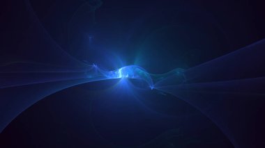 3B soyut renkli fraktal ışık arkaplanı oluşturma