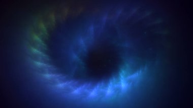 Soyut çok renkli fraktal ışık arkaplanı 3B görüntüleme