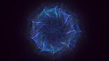 Soyut çember ışık arkaplanı oluşturuluyor