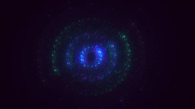Soyut çok renkli fraktal ışık arkaplanı 3B görüntüleme