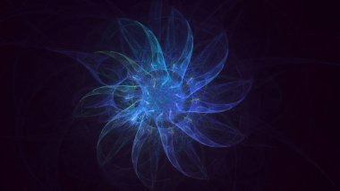 3B soyut yuvarlak ışık arkaplanı oluşturma