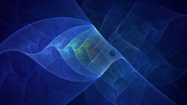 3B soyut renkli fraktal ışık arkaplanı oluşturma