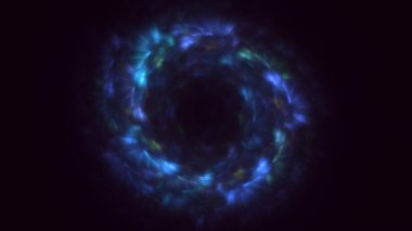 3B soyut yuvarlak ışık arkaplanı oluşturma