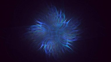 3B soyut yuvarlak ışık arkaplanı oluşturma