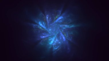 3B soyut renkli fraktal ışık arkaplanı oluşturma