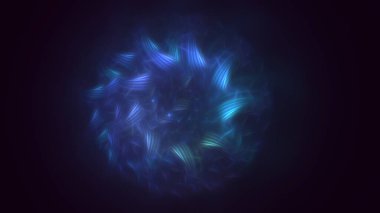 3B soyut renkli fraktal ışık arkaplanı oluşturma