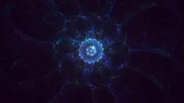 3B soyut yuvarlak ışık arkaplanı oluşturma