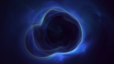 Soyut çok renkli fraktal ışık arkaplanı 3B görüntüleme