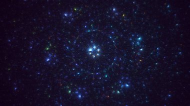 3B soyut yuvarlak ışık arkaplanı oluşturma