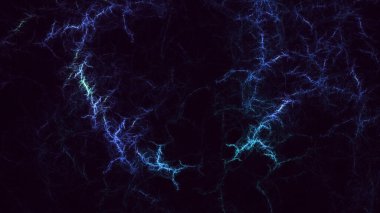 3B soyut renkli fraktal ışık arkaplanı oluşturma