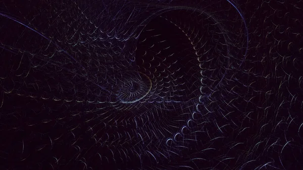 3B soyut renkli fraktal ışık arkaplanı oluşturma