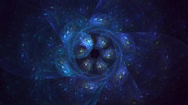 3B soyut yuvarlak ışık arkaplanı oluşturma