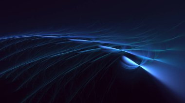 3B soyut renkli fraktal ışık arkaplanı oluşturma