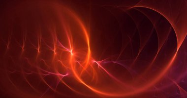 3B soyut renkli fraktal ışık arkaplanı oluşturma