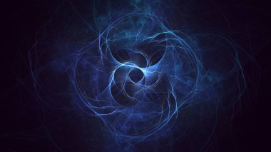 3B soyut yuvarlak ışık arkaplanı oluşturma