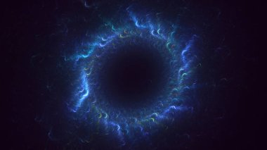 3B soyut yuvarlak ışık arkaplanı oluşturma