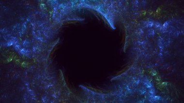 3B soyut yuvarlak ışık arkaplanı oluşturma