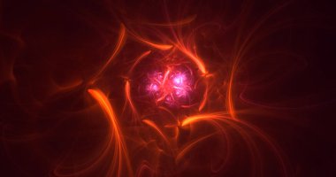 3B soyut yuvarlak ışık arkaplanı oluşturma