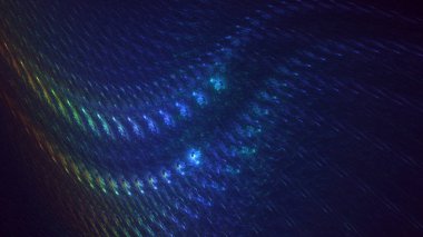 3B soyut renkli fraktal ışık arkaplanı oluşturma