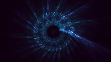 3B soyut yuvarlak ışık arkaplanı oluşturma