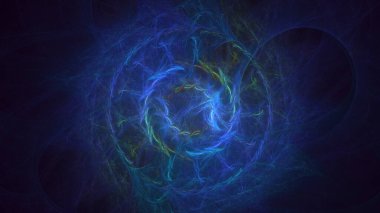 3B soyut yuvarlak ışık arkaplanı oluşturma