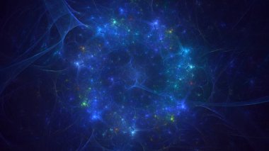 3B soyut yuvarlak ışık arkaplanı oluşturma