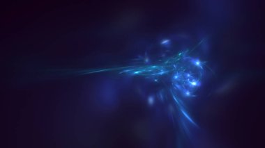 3B soyut renkli fraktal ışık arkaplanı oluşturma