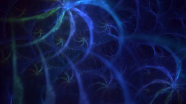 3B soyut renkli fraktal ışık arkaplanı oluşturma