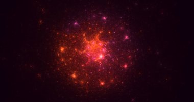 3B soyut yuvarlak ışık arkaplanı oluşturma