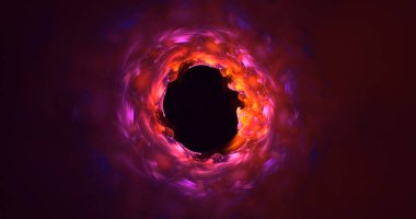 3B soyut renkli fraktal ışık arkaplanı oluşturma