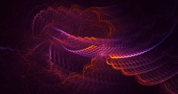 Renderização Abstrato Colorido Fundo Luz Fractal — Fotografia de Stock