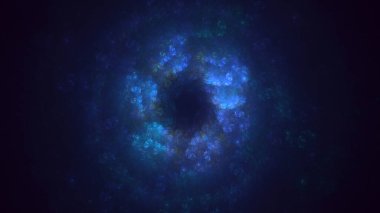 3B soyut renkli fraktal ışık arkaplanı oluşturma